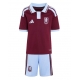 Billige Fotballdrakt Aston Villa Ian Maatsen #22 Replika Hjemmedraktsett Barn 2026-27 Kortermet (med bukser)